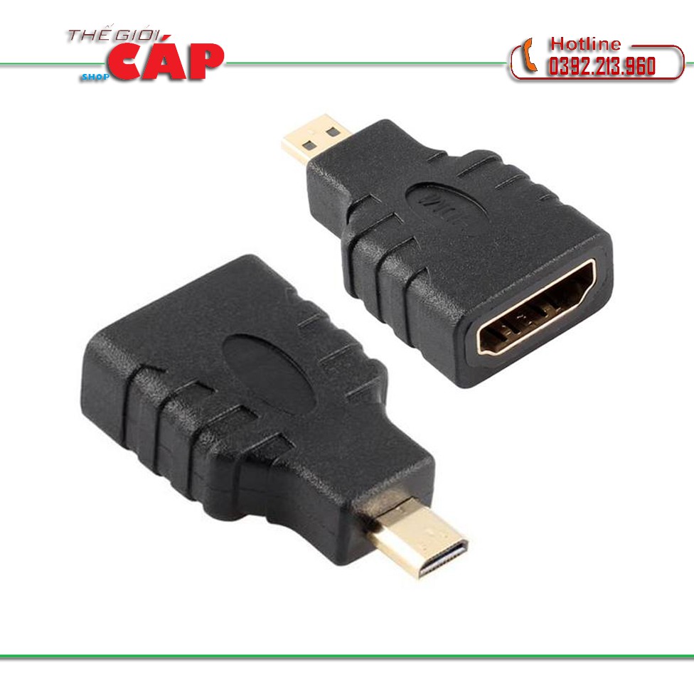 Đầu Chuyển Micro HDMI sang HDMI (Đen)