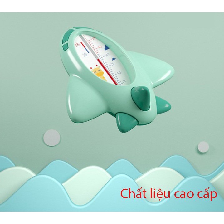Nhiệt kế đo nước cao cấp chính hãng chuyên dùng đo nhiệt độ nước tắm hình máy bay dễ thương cho bé, Thị Nắng Store