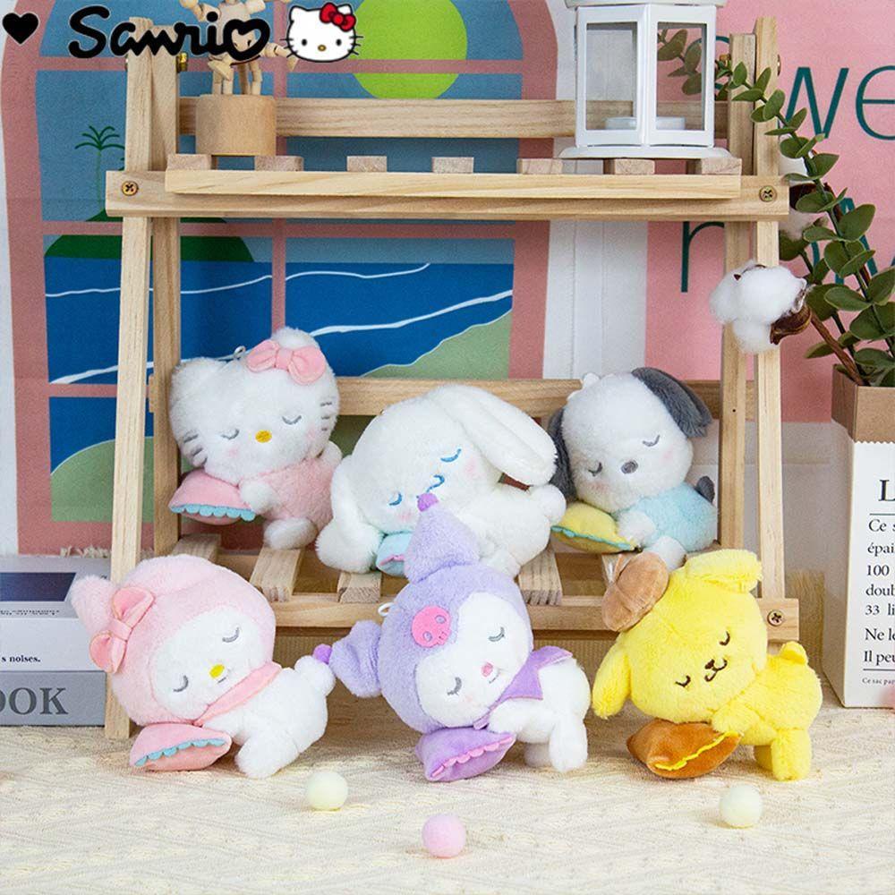 Móc Khóa Hình Thỏ Nhồi Bông Kuromi PP Melody Dễ Thương Giá Đỡ