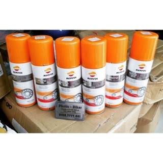 [Giá tốt nhất] Xịt dưỡng sên Repsol hàng Tây Ban Nha tem chính hãng 400ml .DoChoiXeMay q5