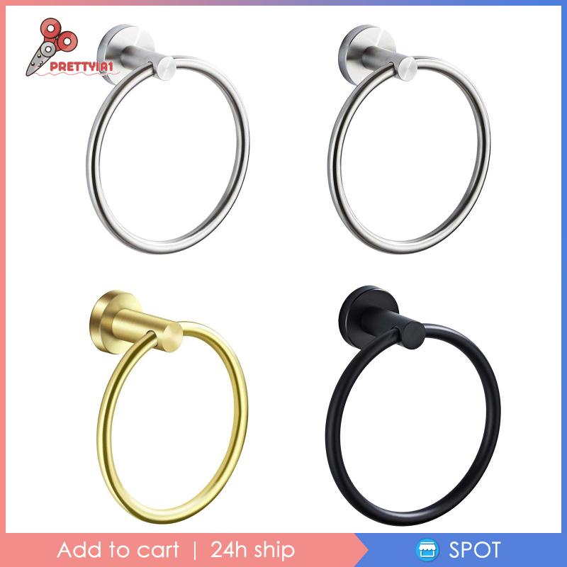 Giá Treo Khăn Tắm Hình Tròn Prettyia1] Tiện Dụng