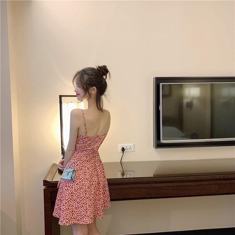 Váy 2 dây hoa nhí -  [ Ảnh thật ] | BigBuy360 - bigbuy360.vn