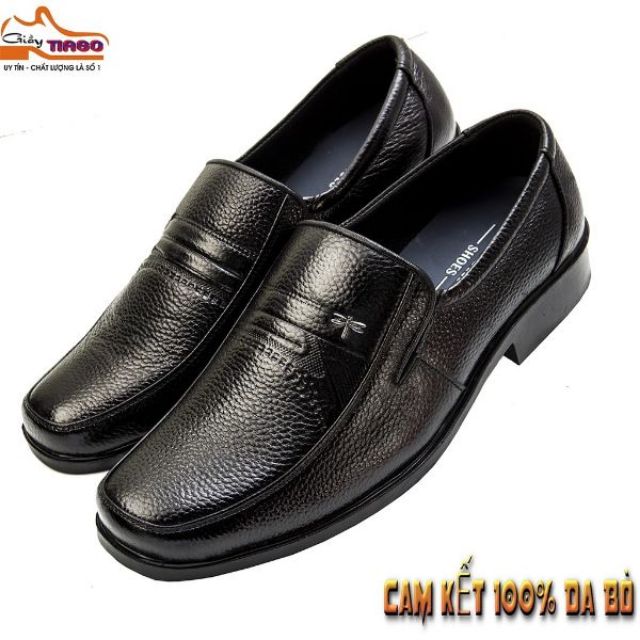 Giày lười nam trung tuổi cao cấp cam kết bảo hành 2 năm