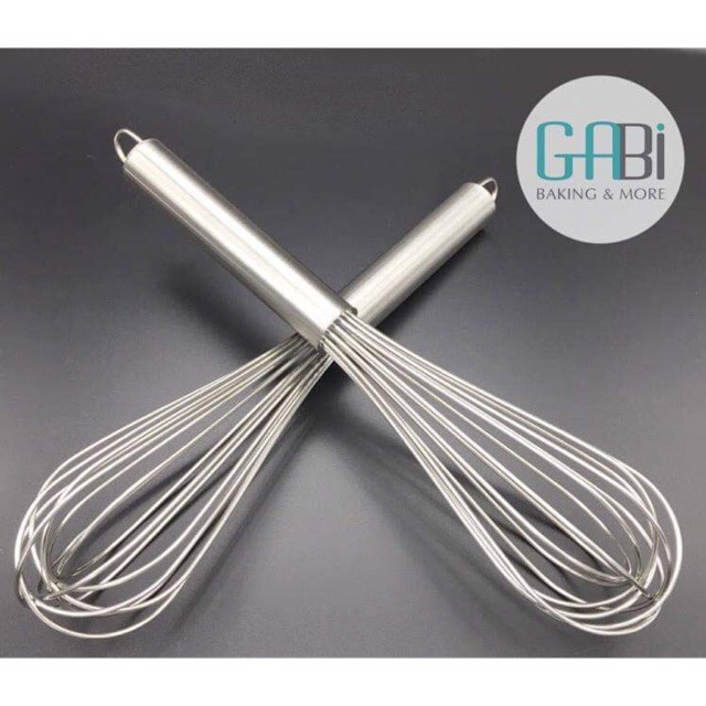 Dụng cụ Phới lồng đánh trứng trộn bột trà chanh làm bánh inox 304 dày dặn cao cấp đẹp