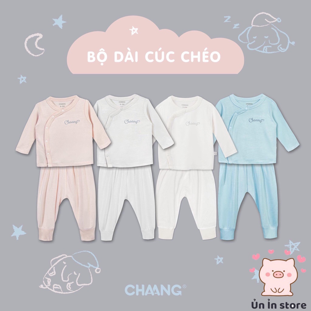 Chaang Bộ sơ sinh dài tay cúc chéo Dreamy