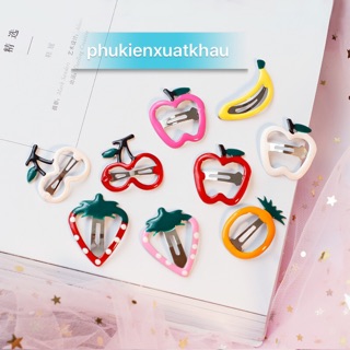 Kẹp tóc cute hình hoa quả cho bé gái Gusshop