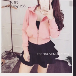 Áo Khoác Croptop Siêu Hot Cá Tính