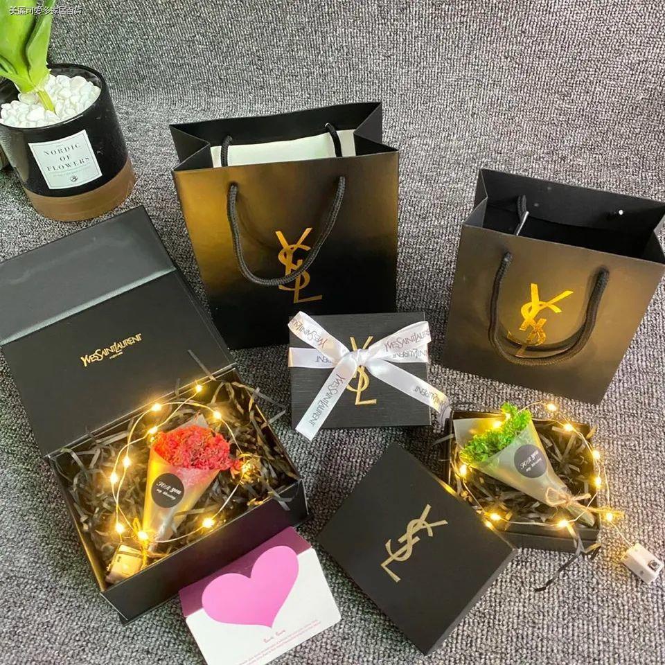 YSL ✼☄💕💕 Bộ túi giấy đựng mỹ phẩm tiện lợi