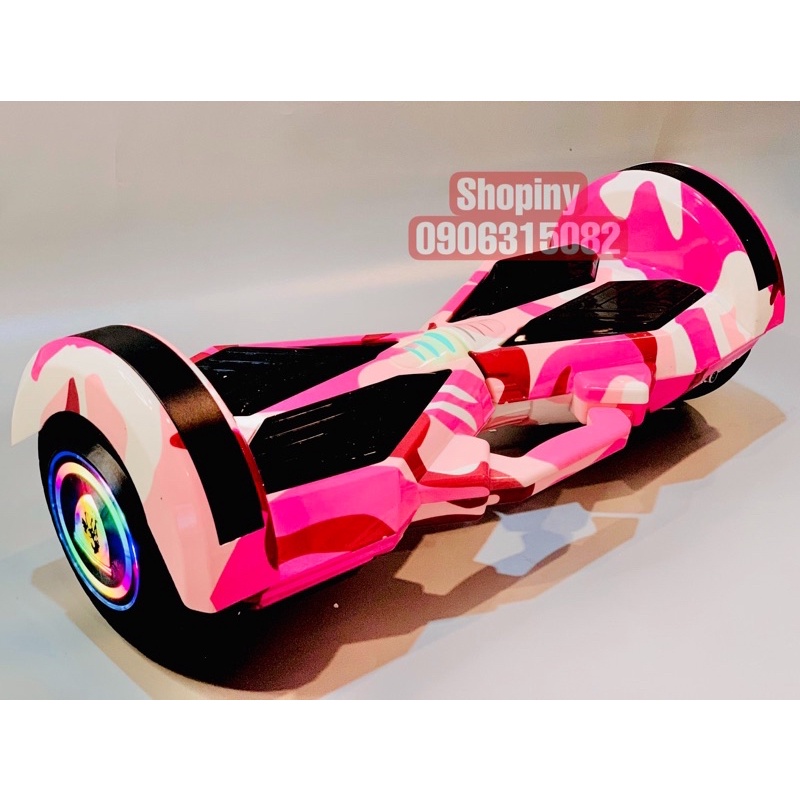 Xe Điện Cân Bằng 8 inch- Hai Bánh Lớn-  Đồ Chơi Trẻ Em- Phát nhạc Bluetooth- Có Đèn Led