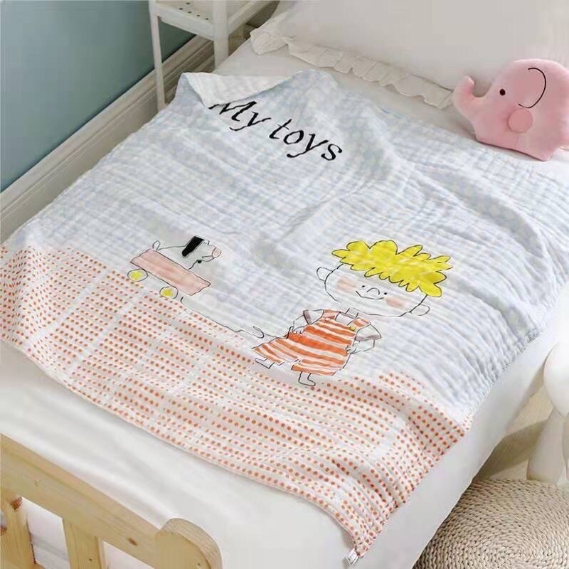 KHĂN XÔ MUSLIN CHẢI KĨ [5 LỚP KHỔ LỚN]