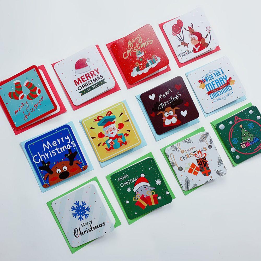 Set 24 Thiệp Chúc Mừng Giáng Sinh Kèm Phong Bì