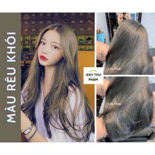 [FREESHIP] Thuốc nhuộm tóc RÊU KHÓI-không Tẩy-1 đập ăn ngay .