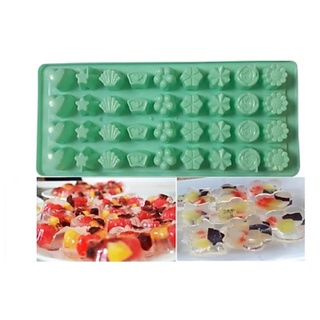 Khuôn làm thạch rau câu phomai làm đá làm đá 36 viên/ 1 vĩ