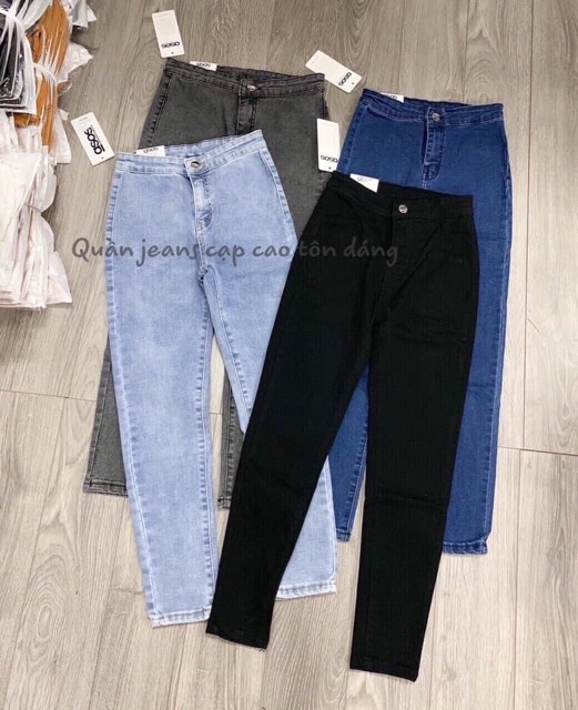 BÁN SỈ QUẦN JEAN ASOS SKIN 4 MÀU CẠP CAO