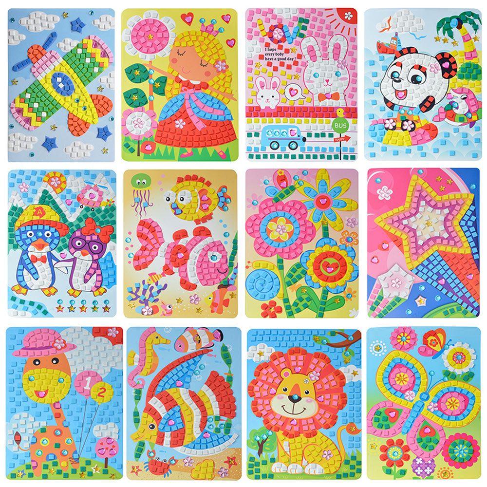 Đồ Chơi Xếp Hình Cầu Vồng Vui Nhộn|Đồ Chơi Xếp Hình Động Vật 3D Bằng Xốp Dễ Thương Cho Bé