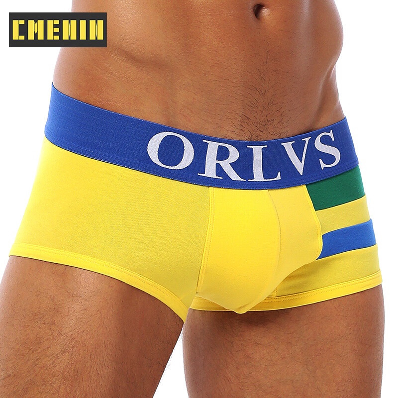 1 Quần Lót Boxer Cotton Thoáng Khí Thời Trang Nam OR06