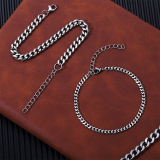 St. kunkka 1 Mới Đơn Giản Vòng Tay Thép Không Gỉ Nam Hip-Hop Phong Cách Vòng Tay Dây Xích Dây Xích Nối Dài Thích Hợp Cho Nên Người Tặng Quà Tặng