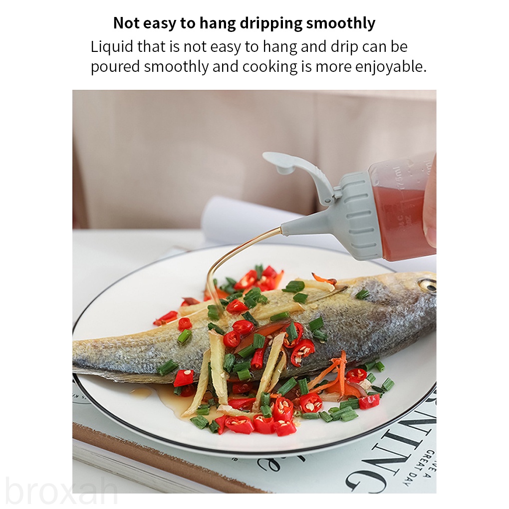 Bình Nhựa Đựng Nước Sốt / Mật Ong / Dầu Ăn Có Nắp Đậy Tiện Dụng Cho Nhà Bếp