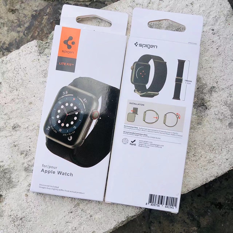 Dây Đeo Nylon Cho Đồng Hồ Thông Minh Apple iWatch Series 3 5 se 6 7 44mm 40mm 42mm 38mm 41mm 45mm