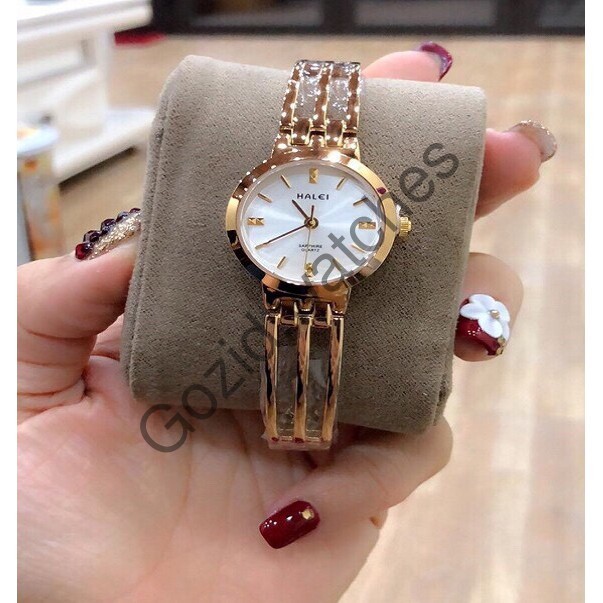 Đồng hồ nữ Halei máy Nhật mạ vàng dây kim loại -Gozid.watches | BigBuy360 - bigbuy360.vn