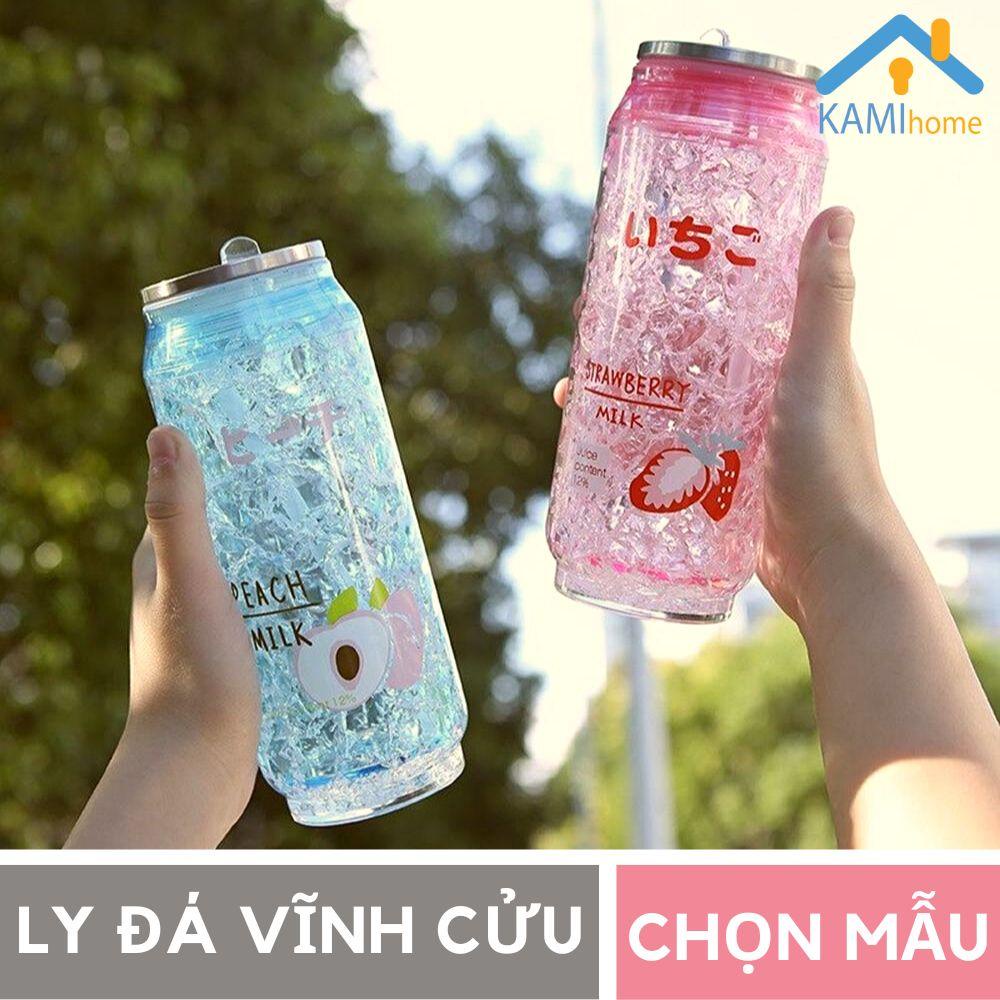 Ly uống nước có ống hút (Lớp đá lạnh vĩnh cửu) cỡ 450ml KMH 22012