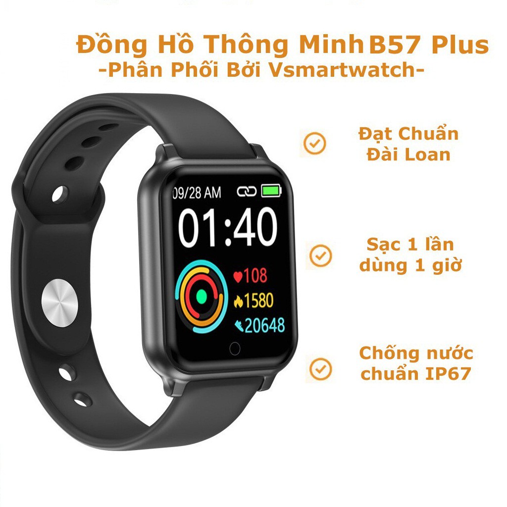 Đồng Hồ B57 Max - Đồng Hồ Chăm Sóc Sức Khỏe Thế Hệ Mới