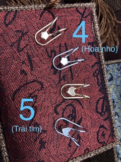 Bông tai kẹp vành kiểu 1 chiếc