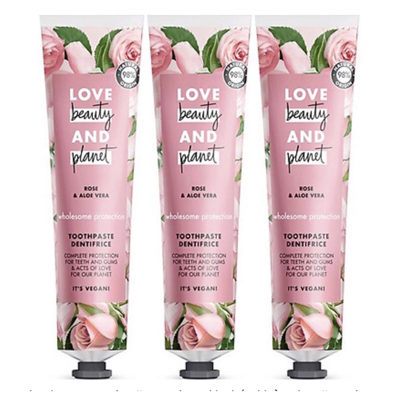 Combo 3 Kem Đánh Răng Love Beauty And Planet Bảo Vệ Toàn Diện 75gx3