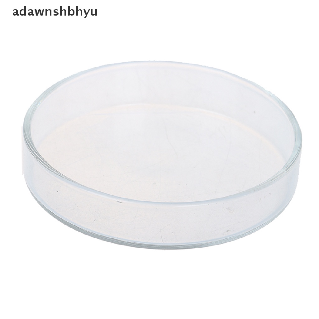 Khay Thủy Tinh Tròn Trong Suốt Đựng Thức Ăn Cho Tôm Cá