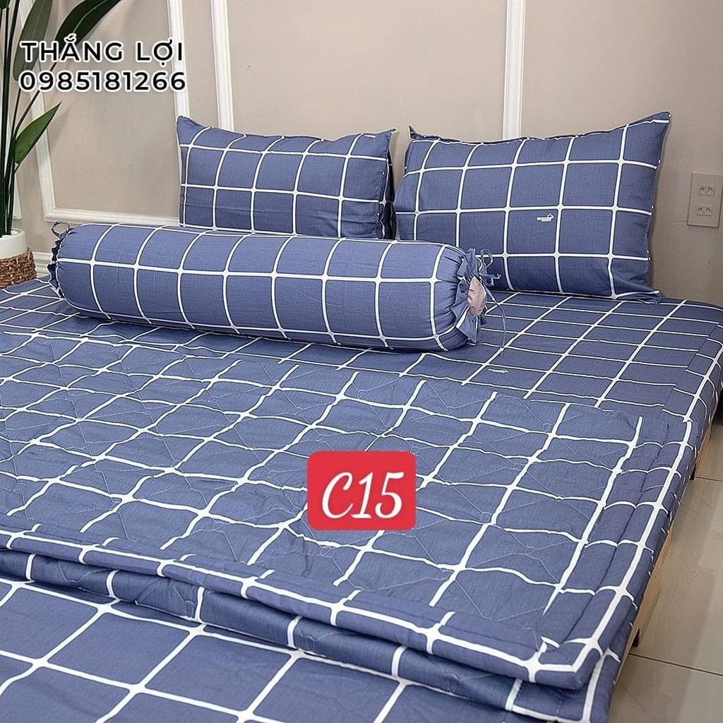 Drap Cotton100% ga giường chính hãng, ga trải giường, Mềm Mịn Mát, Không xù Lông, Phai Màu
