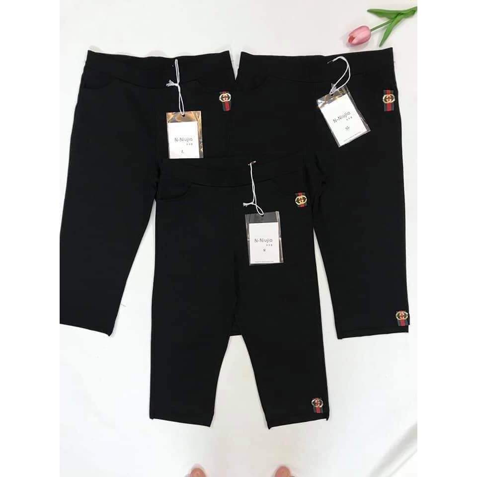 Quần Ngố Nữ 🍀FRRESHIP🍀 Quần Legging Lửng Chất Umi Co Giãn 4 Chiều Không Ra Màu | BigBuy360 - bigbuy360.vn