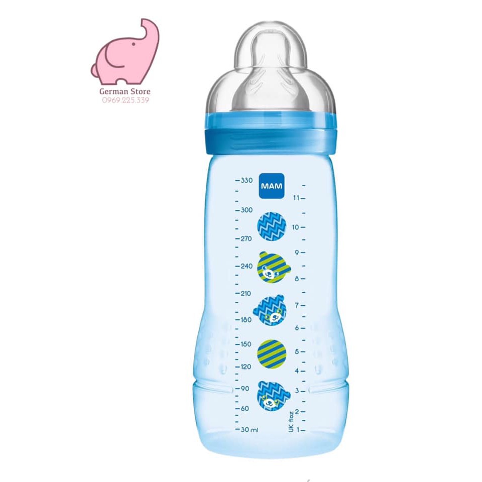 Bình ti MAM Easy Active Active cho bé 4m+ - Hàng Đức xách tay