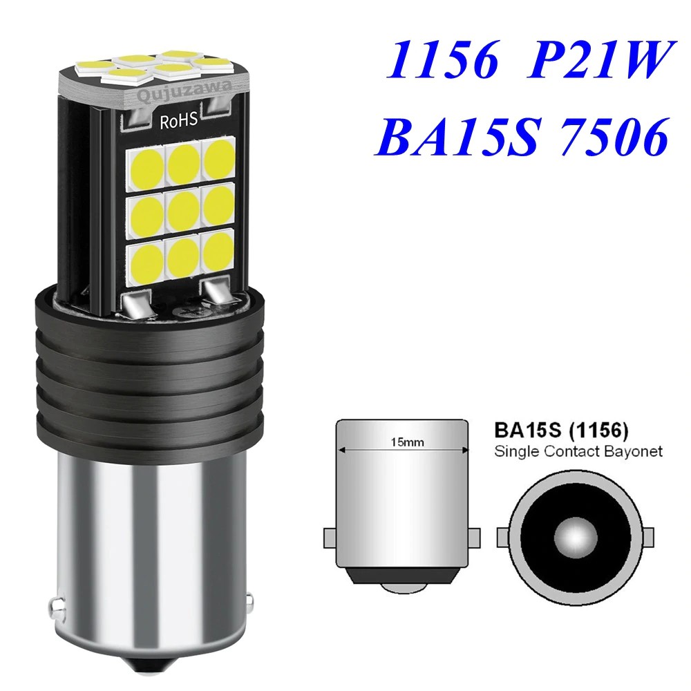 Đèn Led Chân 1156 - 24 SMD 3030 Cho Xi Nhan, Báo Rẽ, Đèn Hậu, Đèn Lùi Cho ô tô, xe máy