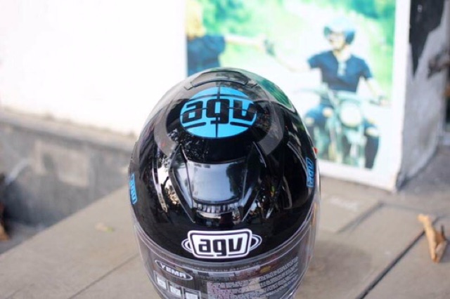 Tem decal AGV dán mũ bảo hiểm Biker vn shop