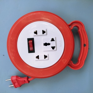 Ổ Cắm Điện Quay Tròn, Xoay Tay Đa Năng Có Công Tắc, Dây 5m/8m/10m