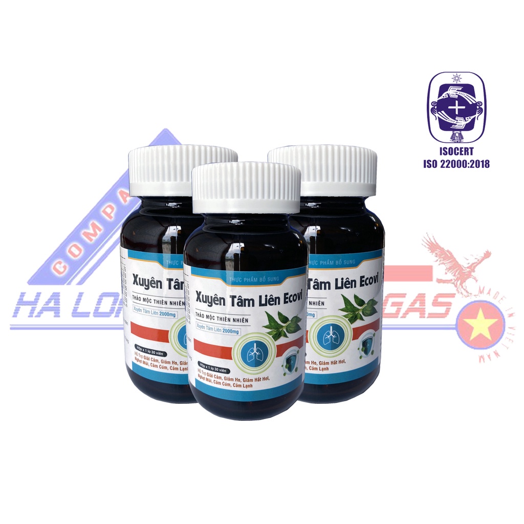 Viên uống thảo mộc xuyên tâm liên, nâng cao sức đề kháng và hệ miễn dịch