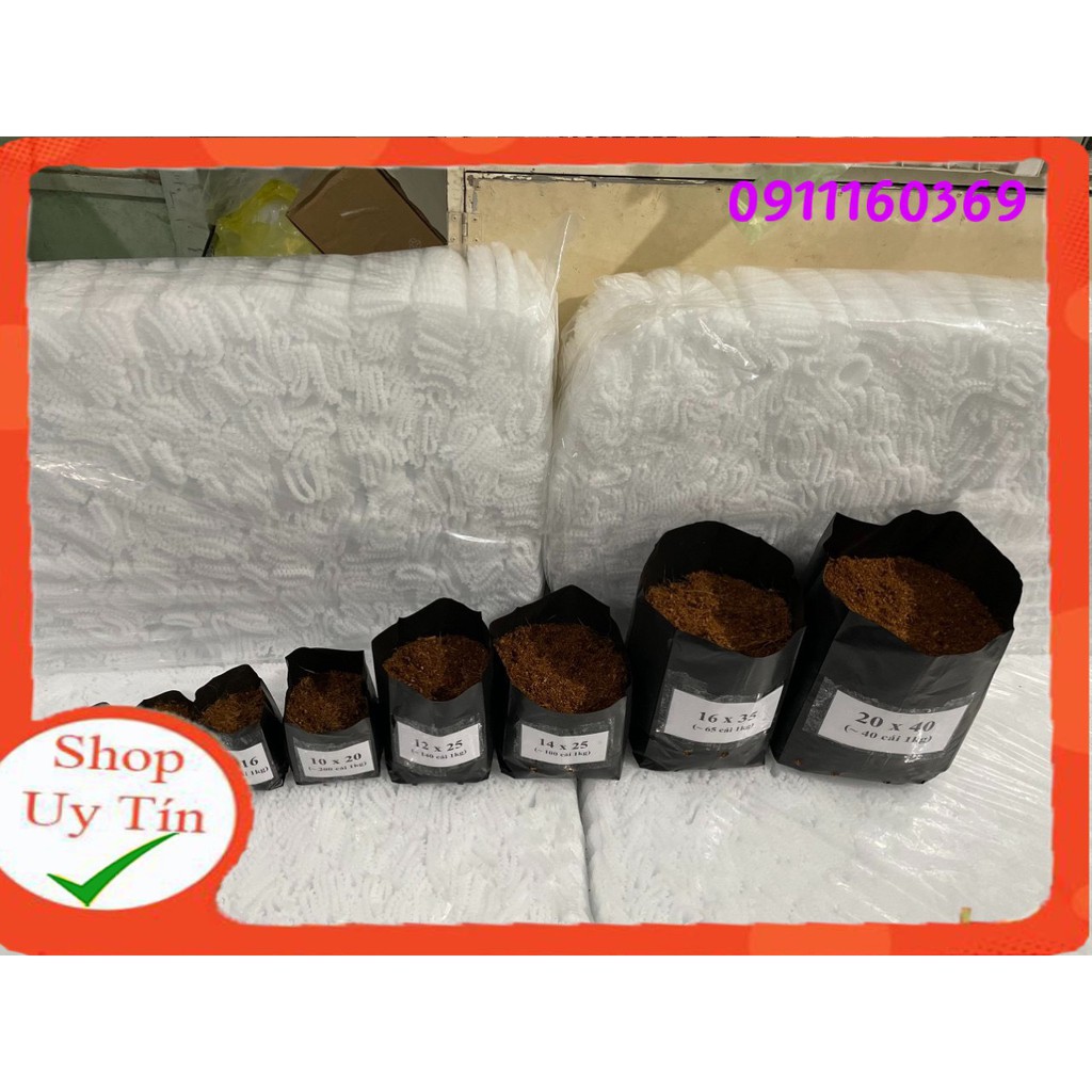 Túi Ươm Cây Trồng Bầu ươm cây giống  size 5x10 -1kg