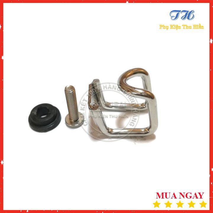 Móc Treo Đồ Gắn Xe Máy U Ngắn Màu Inox Siêu Bền