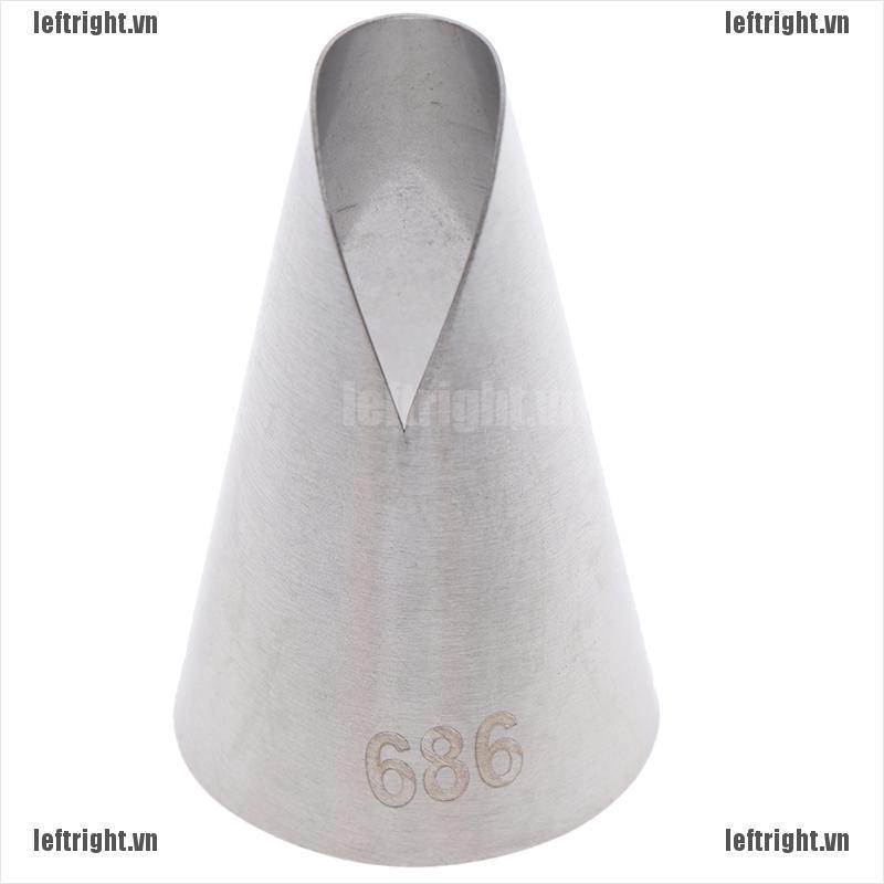 Bộ 3 Đuôi Bắt Bông Kem Hình Cánh Hoa Độc Đáo Tiện Dụng DIY