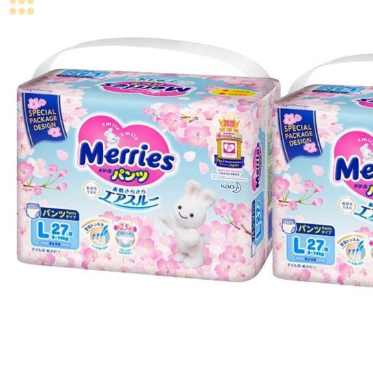 TÃ/BỈM MERRIES SAKURA NHẬT PHIÊN BẢN GIỚI HẠN ĐỦ SIZE M33/L27/XL24.