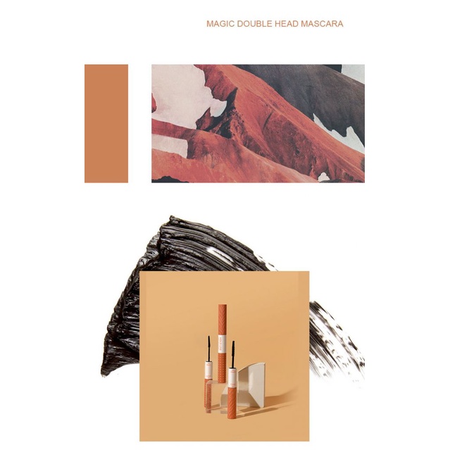 Mascara hai đầu mịn không thấm nước nhanh khô chống nhòe
 | BigBuy360 - bigbuy360.vn