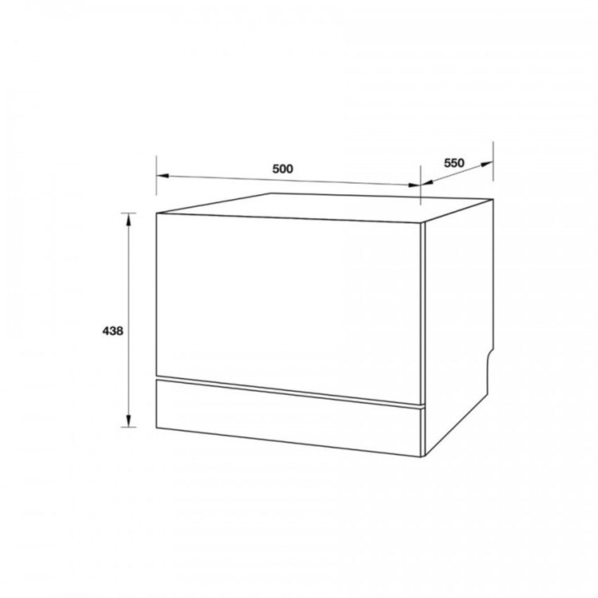 Máy rửa bát Hafele HDW-T50A - Hàng chính hãng