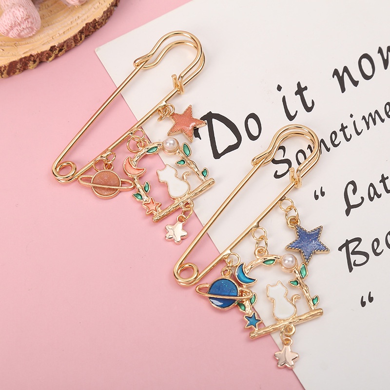 Dễ Thương Ghim Cài Áo Hình Mèo Đáng Yêu