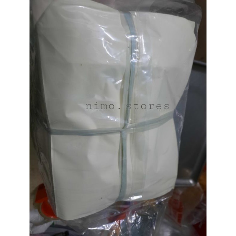 100 Túi giấy trắng 16x20 đựng bánh mì khoai bánh cá bánh hotdog