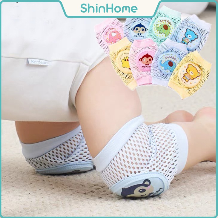 Tất tập bò thoáng khí có đệm, tất gối cho bé (1 đôi)