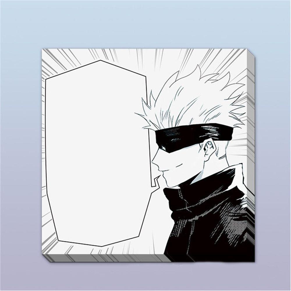 Preston Jujutsu Kaisen Memo Pad Giấy Ghi Chú Inumaki Toge Gojou Satoru Dùng Trong Văn Phòng