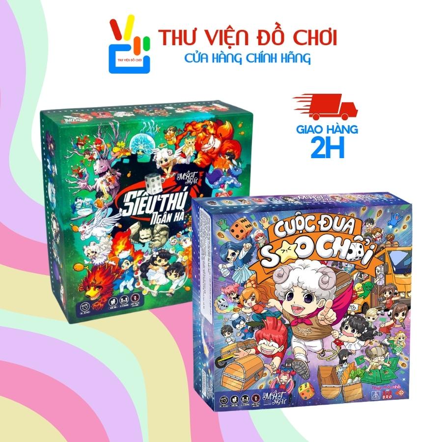 Boardgame Lớp học Mật ngữ - Combo Cuộc đua sao chổi + Siêu thú ngân hà - Thư Viện Đồ Chơi