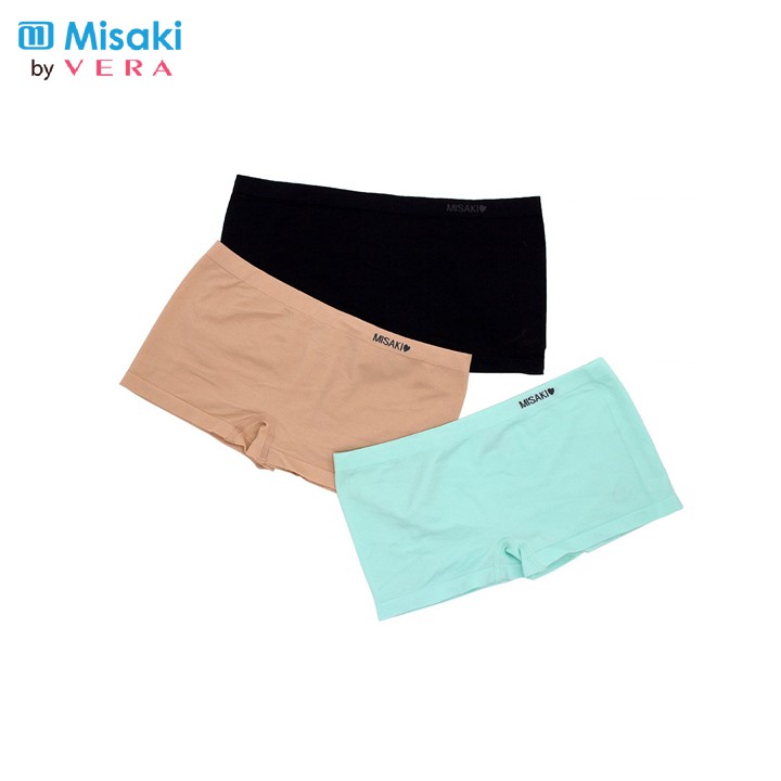 Combo 02 quần lót Misaki by Vera seamless dáng boxer mặc trong váy-9322