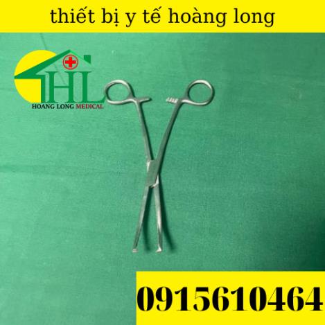 Panh Y Tế, Panh Gắp Phẫu Thuật, Pen Kẹp Y Tế, Panh Cong Có Mấu 18cm - Hàng Pakistan
