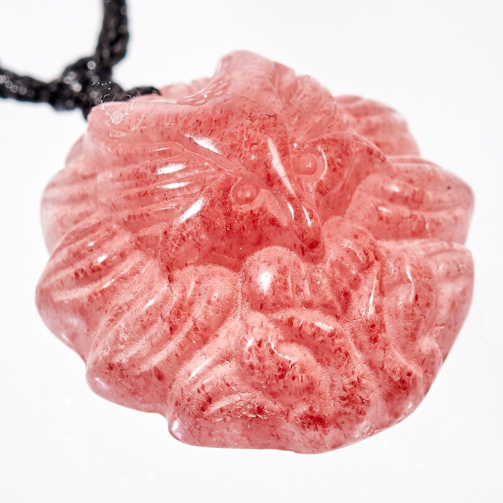 Mặt Đá Hồ Ly Thach Anh Cherry Blossom Thiên Nhiên